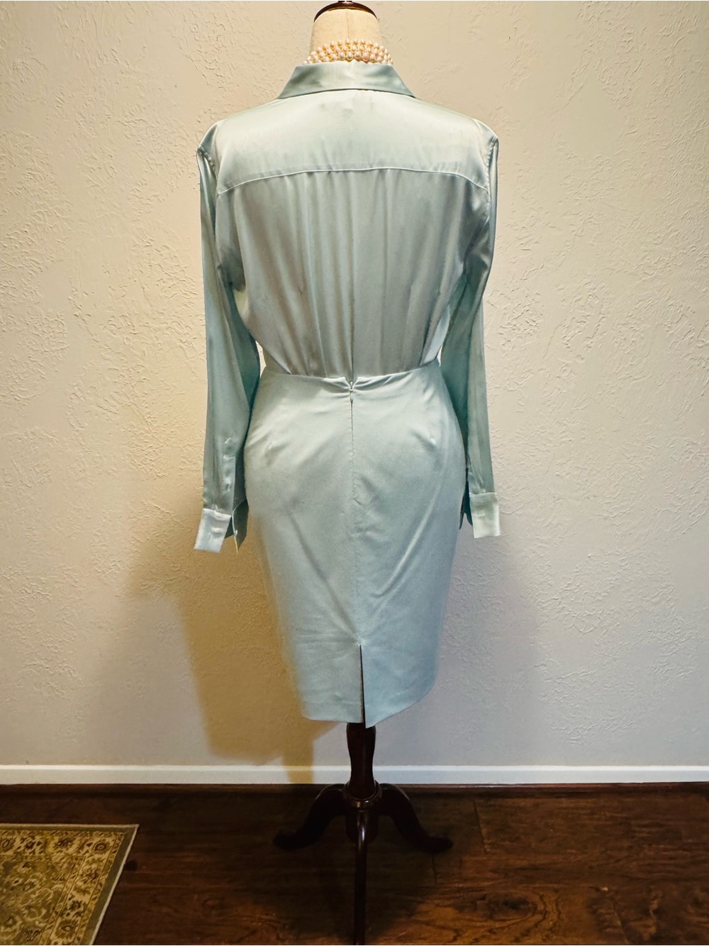 Antonio Melani Aqua Silk Blouse - Picture 3 of 6